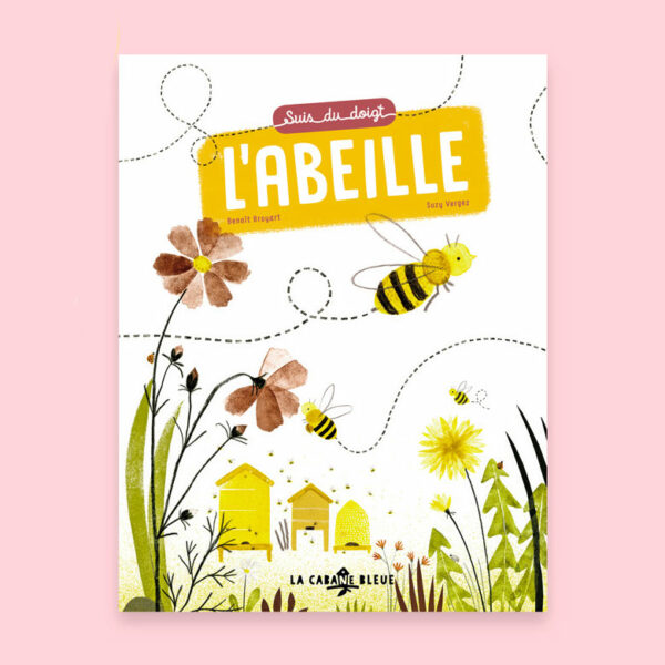 suis du doigt l'abeille